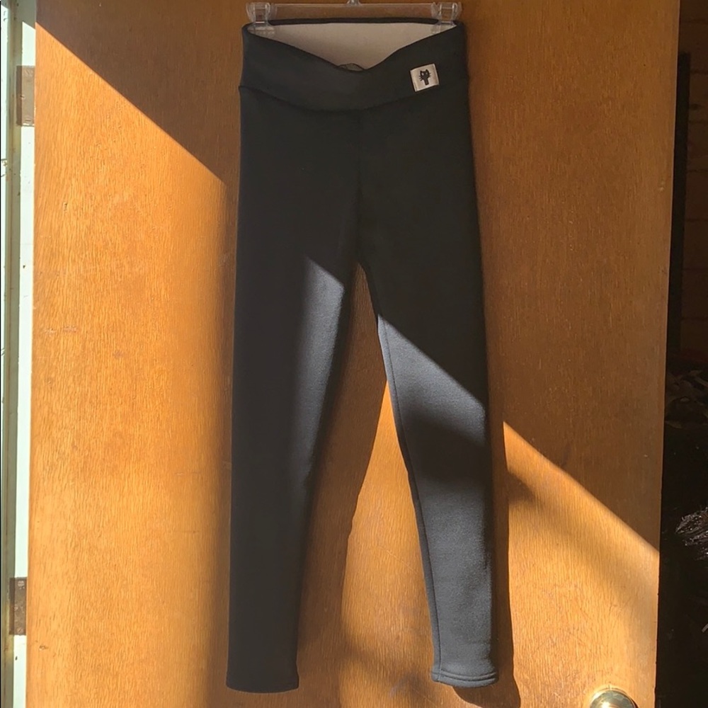 Womens Sherpa Fleece Lined Thermal Leggings
